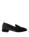 Mariuccia Woman Loafers Black Size 7 Textile Fibers