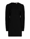 Mariuccia Woman Mini Dress Black Size L Viscose In Black