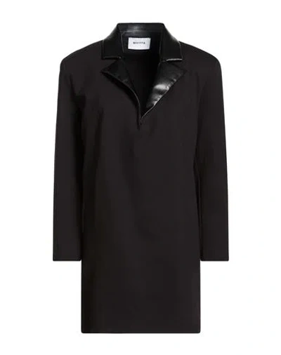Mariuccia Woman Mini Dress Black Size M Viscose, Nylon, Elastane