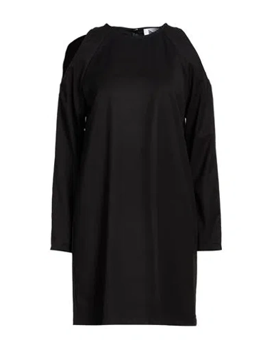 Mariuccia Woman Mini Dress Black Size S Polyester, Viscose, Elastane
