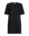 Mariuccia Woman Mini Dress Black Size Xs Viscose, Polyamide, Elastane In Black