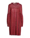 Mariuccia Short Dresses In Red