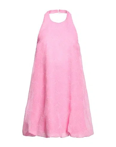Mariuccia Woman Mini Dress Pink Size S Cotton, Polyamide, Polyester
