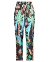 Mariuccia Woman Pants Black Size L Polyester In Multi