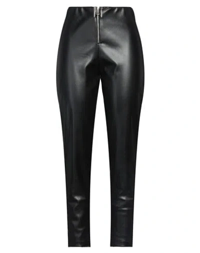Mariuccia Woman Leggings Black Size L Polyurethane