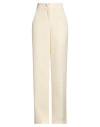 Mariuccia Woman Pants Cream Size S Polyester, Elastane In Neutral