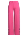 Mariuccia Woman Pants Fuchsia Size S Viscose, Polyamide, Elastane In Pink