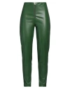Mariuccia Woman Pants Green Size M Polyurethane