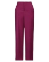 Mariuccia Woman Pants Mauve Size S Polyester, Viscose, Elastane In Purple