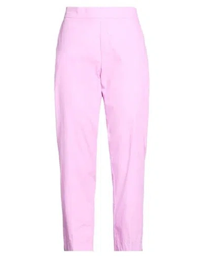 Mariuccia Woman Pants Pink Size L Cotton