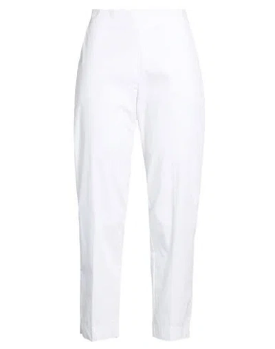 Mariuccia Woman Pants White Size M Cotton