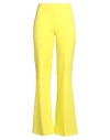 Mariuccia Woman Pants Yellow Size Xl Polyester, Elastane In Yellow