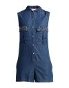 Mariuccia Woman Playsuit Blue Size 27 Cotton