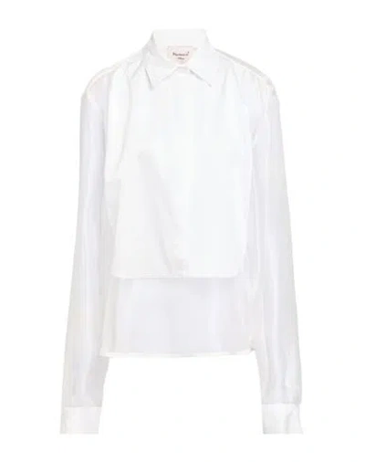 Mariuccia Woman Shirt White Size M Polyester