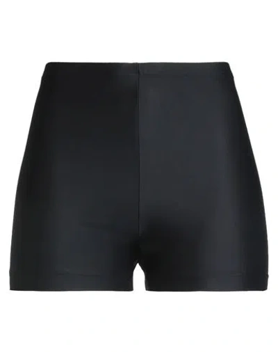 Mariuccia Woman Shorts & Bermuda Shorts Black Size M Polyester, Elastane