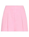 Mariuccia Woman Shorts & Bermuda Shorts Pink Size L Cotton, Elastane In Pink