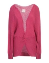 Mariuccia Woman Sweater Magenta Size S Wool, Acrylic
