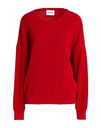 Mariuccia Woman Sweater Red Size 4 Wool, Acrylic
