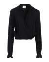 Mariuccia Woman Top Black Size S Viscose