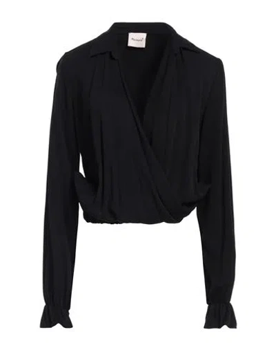 Mariuccia Woman Top Black Size S Viscose