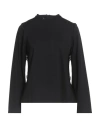 Mariuccia Woman Top Black Size Xs Viscose, Polyester, Elastane