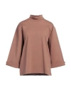 Mariuccia Woman Top Brown Size Xs Rayon, Nylon, Elastane