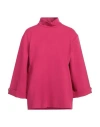 Mariuccia Woman Top Fuchsia Size M Rayon, Nylon, Elastane In Pink