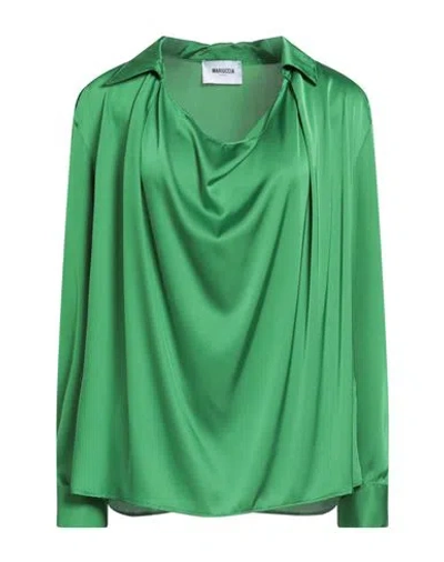 Mariuccia Woman Top Green Size M Polyester, Elastane