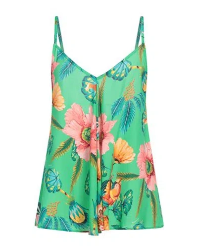 Mariuccia Woman Top Green Size Xs Cotton