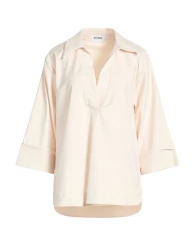 Mariuccia Woman Top Ivory Size M Polyester, Viscose, Elastane In Multi