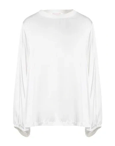 Mariuccia Woman Top Off White Size M Viscose