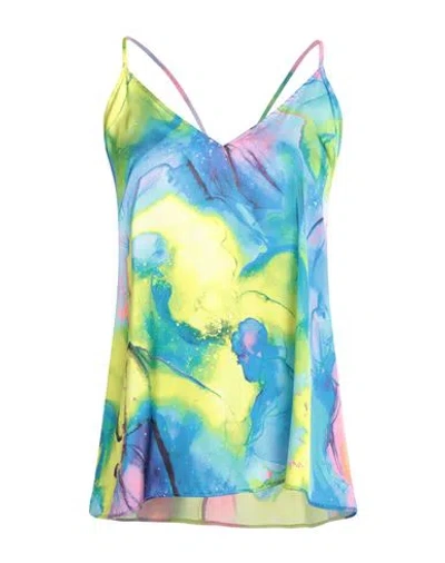 Mariuccia Woman Top Yellow Size M Polyester