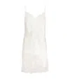 Marjolaine Silk Lace-trim Chemise In Ivory