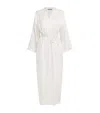 Marjolaine Silk Longline Tracy Robe In White