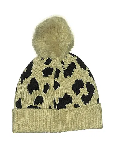 Pre-owned Mark And Graham Beanie Hat In Tan