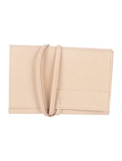 Pre-owned Mark And Graham Charger Roll Up Holder In Neutral