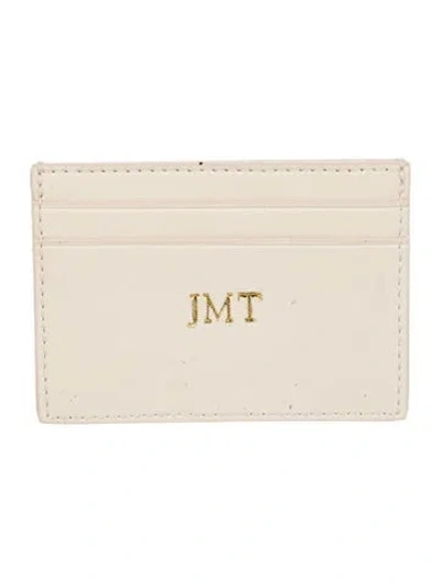 Pre-owned Mark And Graham Leather Card Holder In Neutral