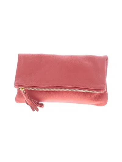 Pre-owned Mark And Graham Leather Clutch In Pink