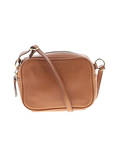 Pre-owned Mark And Graham Leather Crossbody Bag In Brown