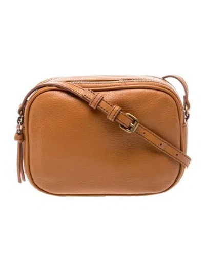 Pre-owned Mark And Graham Leather Crossbody Bag In Brown
