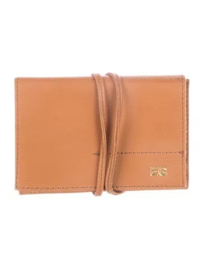 Pre-owned Mark And Graham Leather Passport Holder In Brown