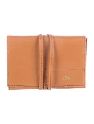 Pre-owned Mark And Graham Leather Passport Holder In Brown