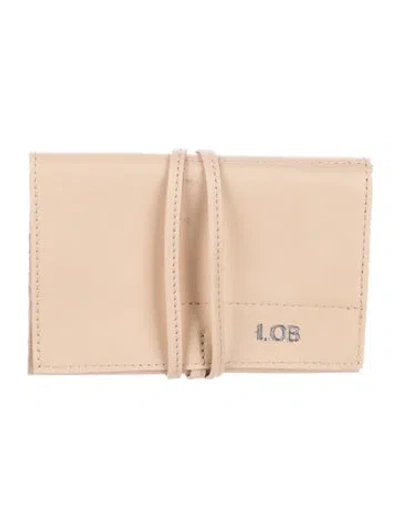 Pre-owned Mark And Graham Leather Passport Holder In Neutral