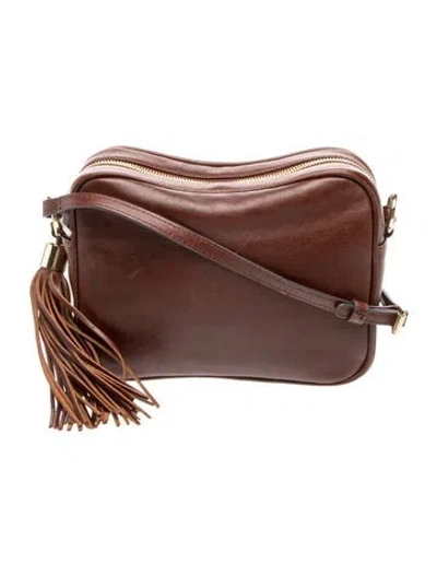 Pre-owned Mark And Graham Leather Shoulder Bag In Brown