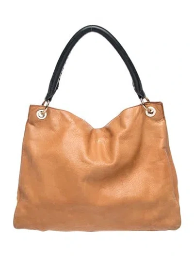 Pre-owned Mark And Graham Leather Shoulder Bag In Brown