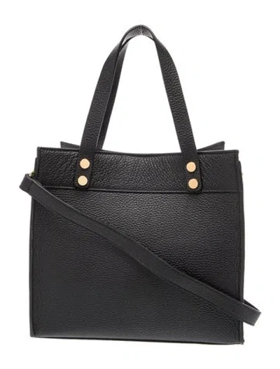 Pre-owned Mark And Graham Leather Top Handle Bag In Black