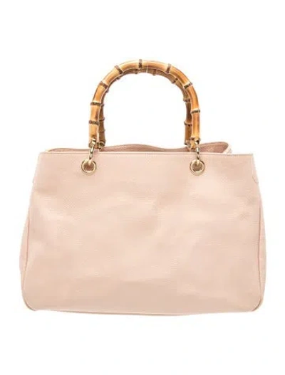 Pre-owned Mark And Graham Leather Top Handle Bag In Gold