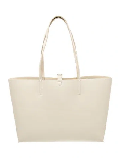 Pre-owned Mark And Graham Leather Tote In Neutrals