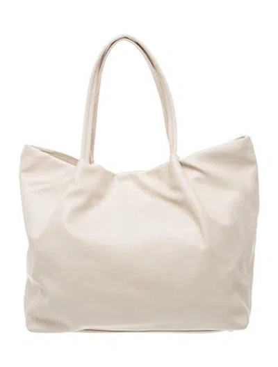 Pre-owned Mark And Graham Leather Tote In Neutrals