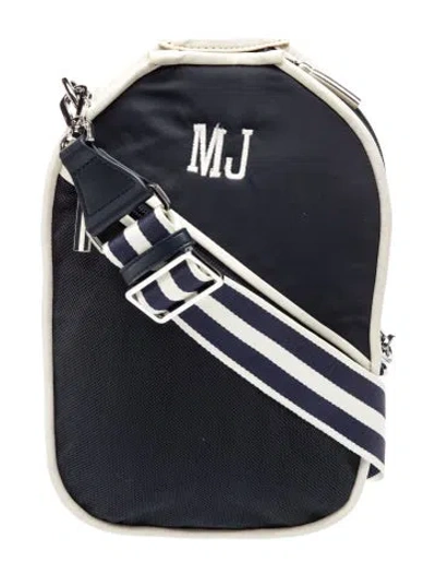 Pre-owned Mark And Graham Nylon Crossbody Bag In Blue
